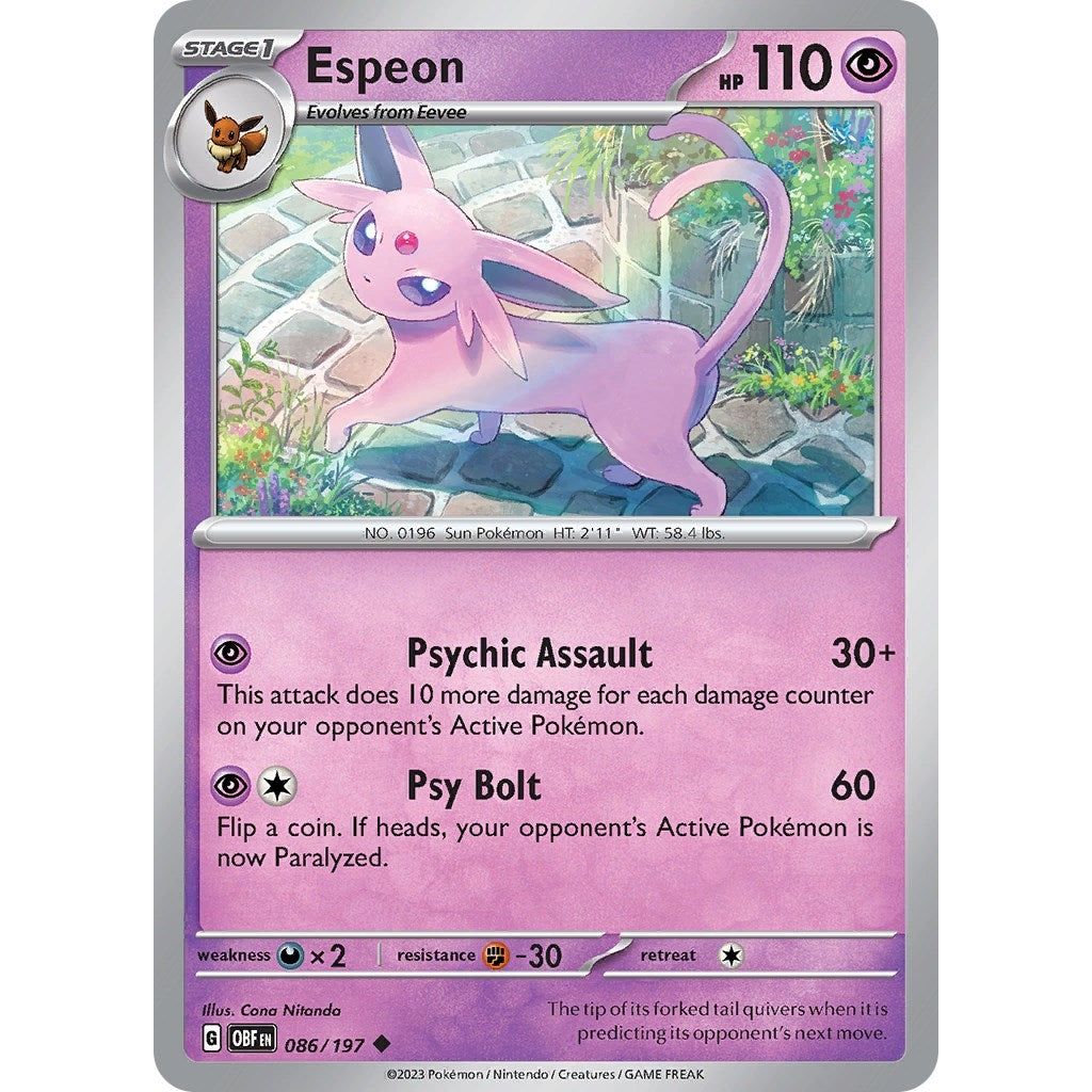 Image for Espeon (086/197) (OBF) - Pokemon