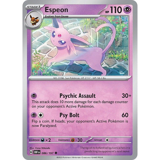 Image for Espeon (086/197) (OBF) - Pokemon
