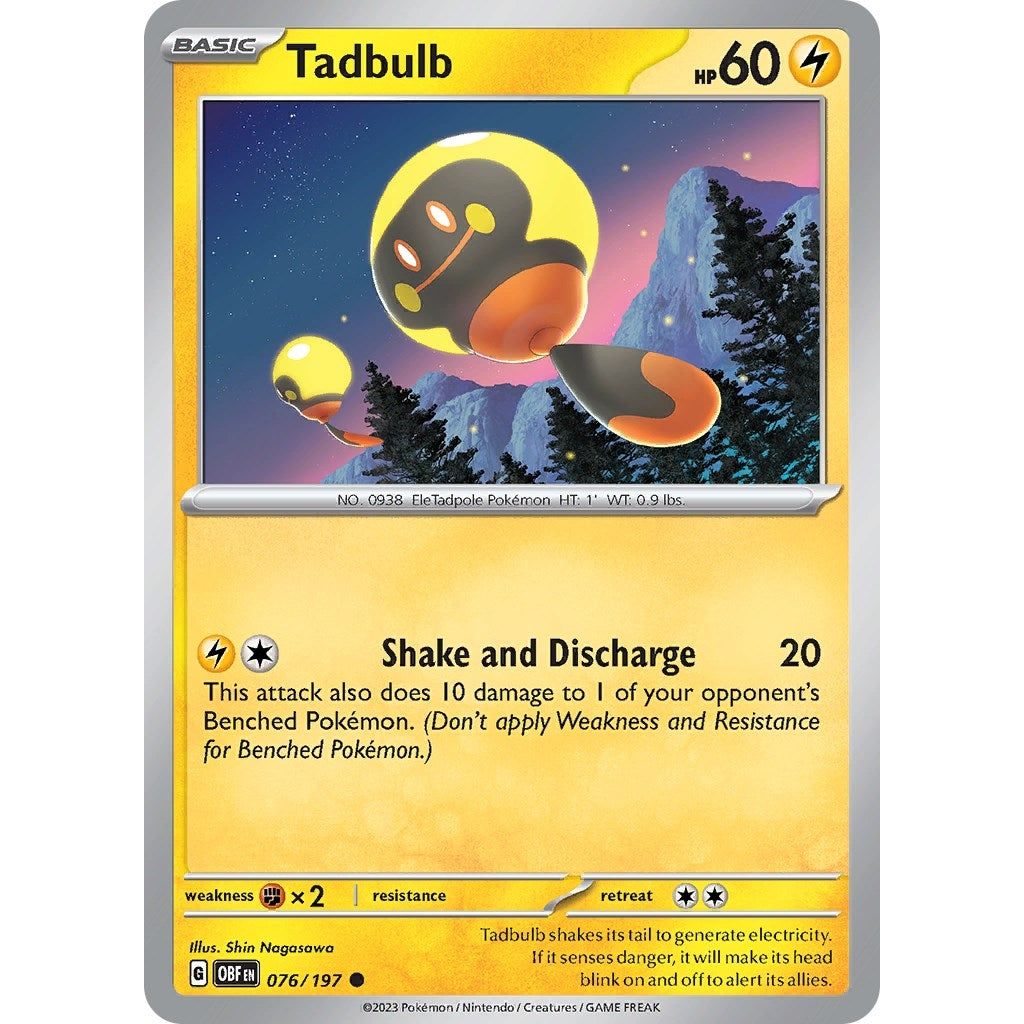 Image for Tadbulb 076/197 (076/197) (OBF) - Pokemon
