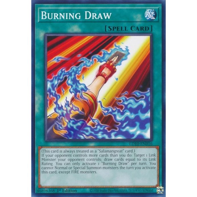 Image for Burning Draw (LD10-EN016) (LD10) - YuGiOh