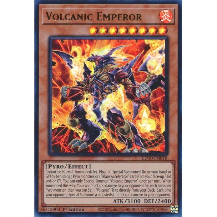 Image for Volcanic Emperor (LD10-EN018) (LD10) - YuGiOh
