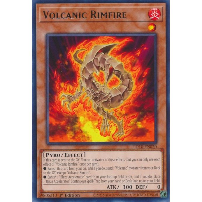 Image for Volcanic Rimfire (LD10-EN020) (LD10) - YuGiOh