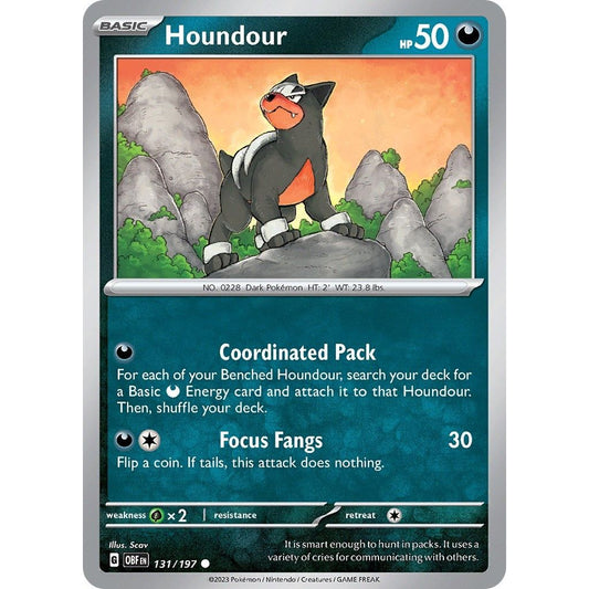Image for Houndour (131/197) (OBF) - Pokemon