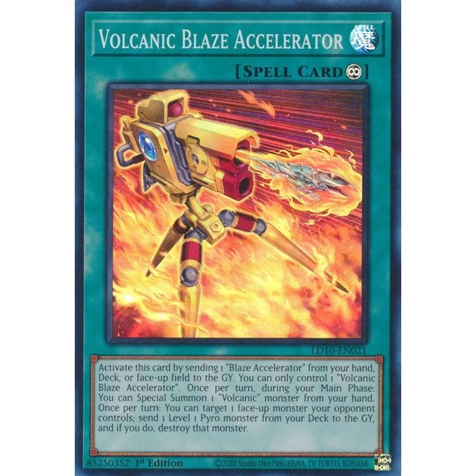 Image for Volcanic Blaze Accelerator (LD10-EN021) (LD10) - YuGiOh