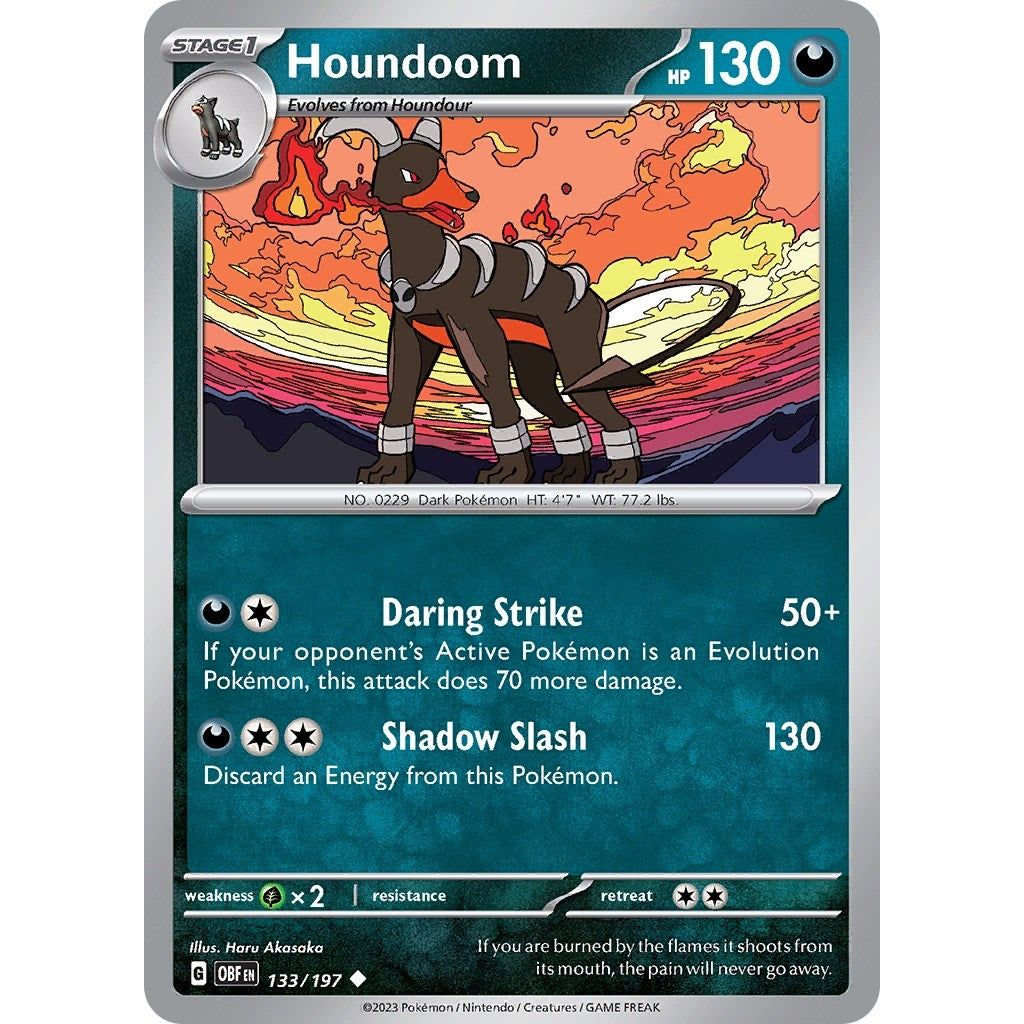 Image for Houndoom (133/197) (OBF) - Pokemon