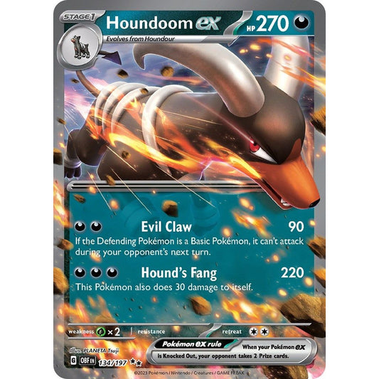 Image for Houndoom ex (134/197) (OBF) - Pokemon