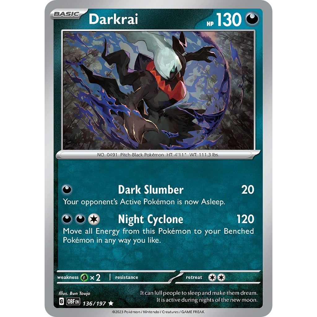 Image for Darkrai (136/197) (OBF) - Pokemon