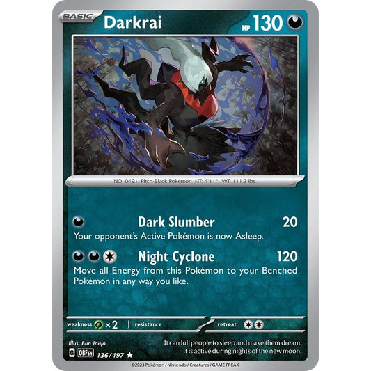 Image for Darkrai (136/197) (OBF) - Pokemon