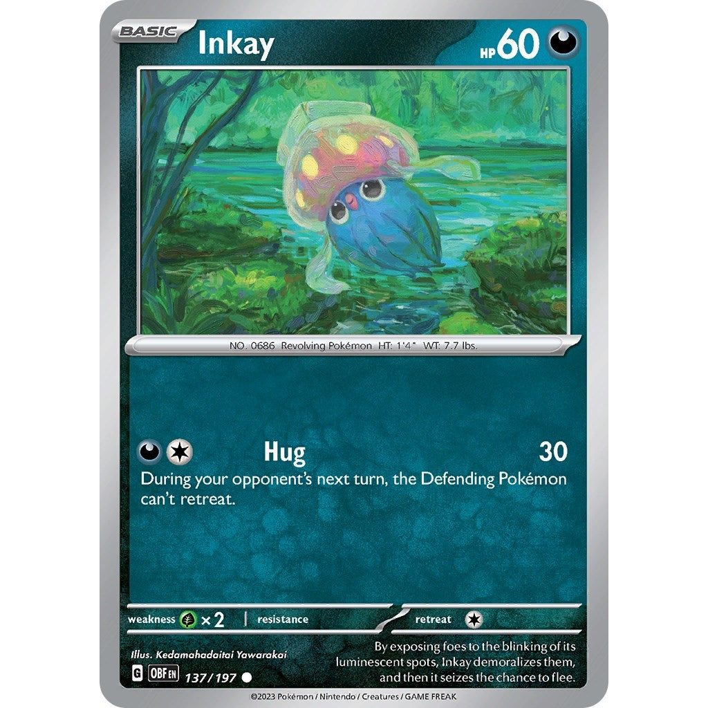 Image for Inkay (137/197) (OBF) - Pokemon