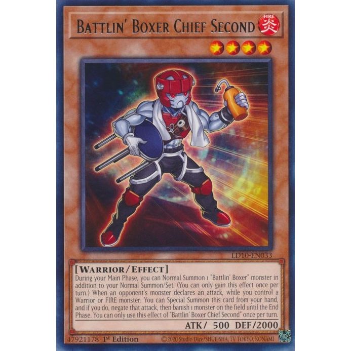 Image for Battlin' Boxer Chief Second (LD10-EN033) (LD10) - YuGiOh