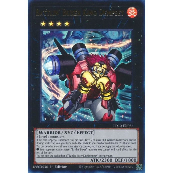 Image for Battlin' Boxer King Dempsey (LD10-EN036) (LD10) - YuGiOh