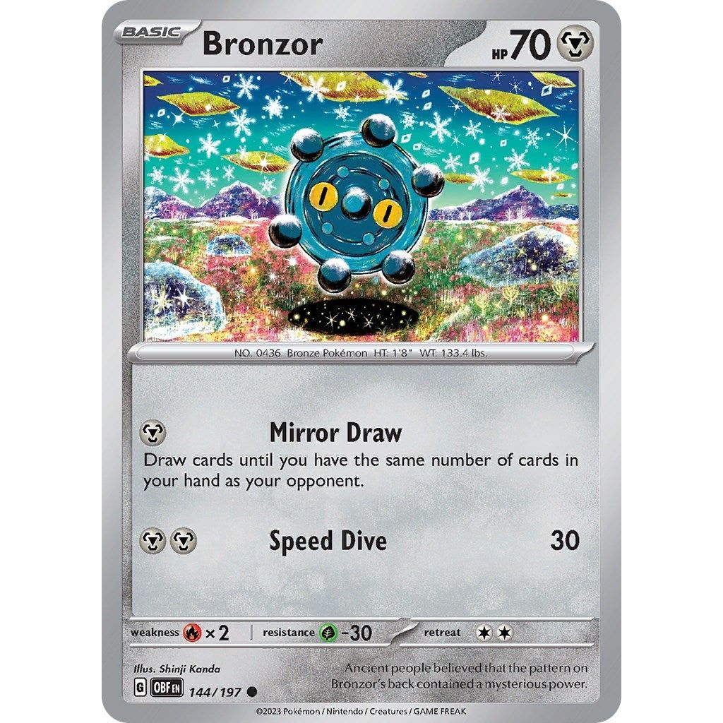 Image for Bronzor (144/197) (OBF) - Pokemon