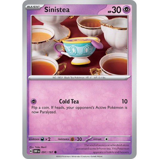 Image for Sinistea (097/197) (OBF) - Pokemon