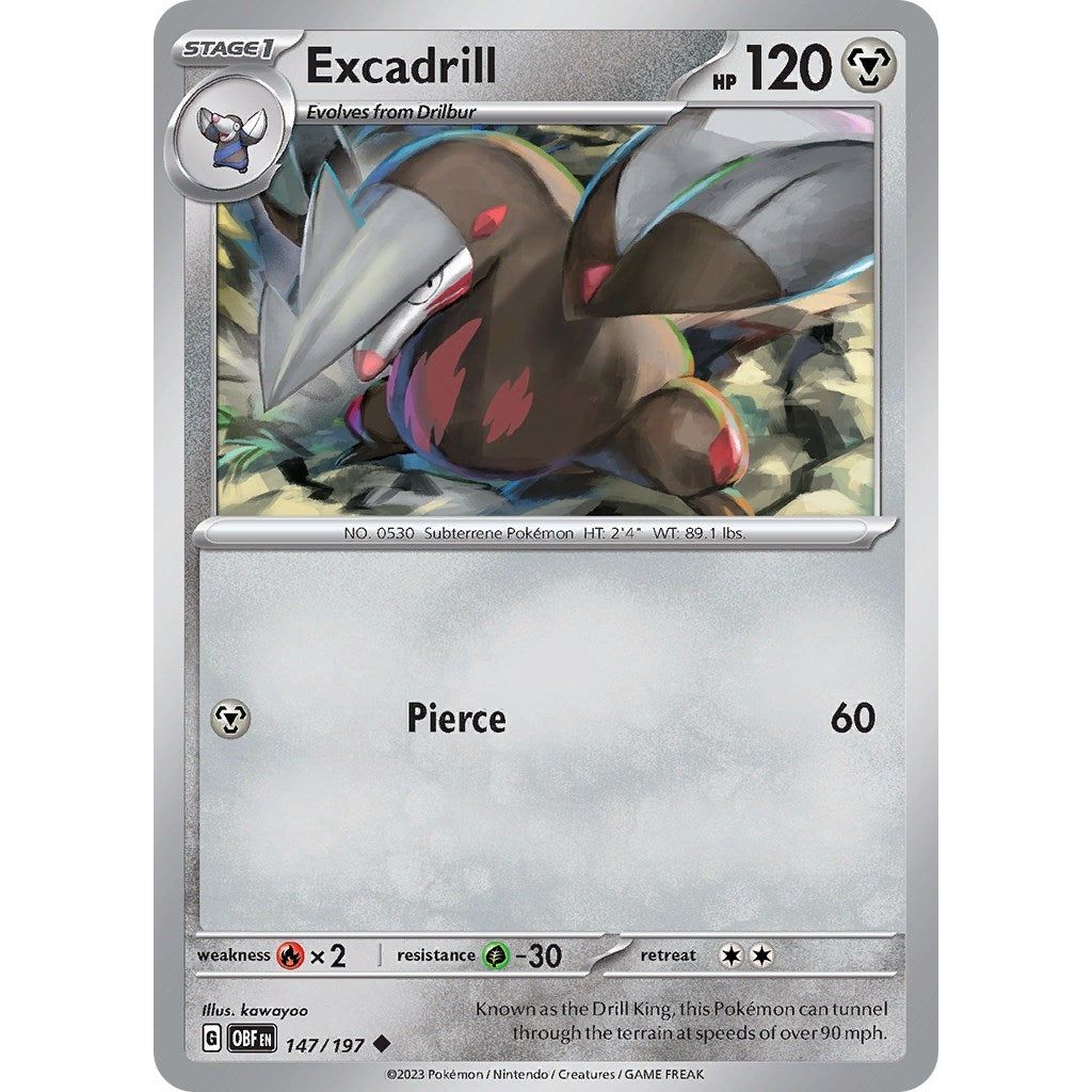 Image for Excadrill (147/197) (OBF) - Pokemon