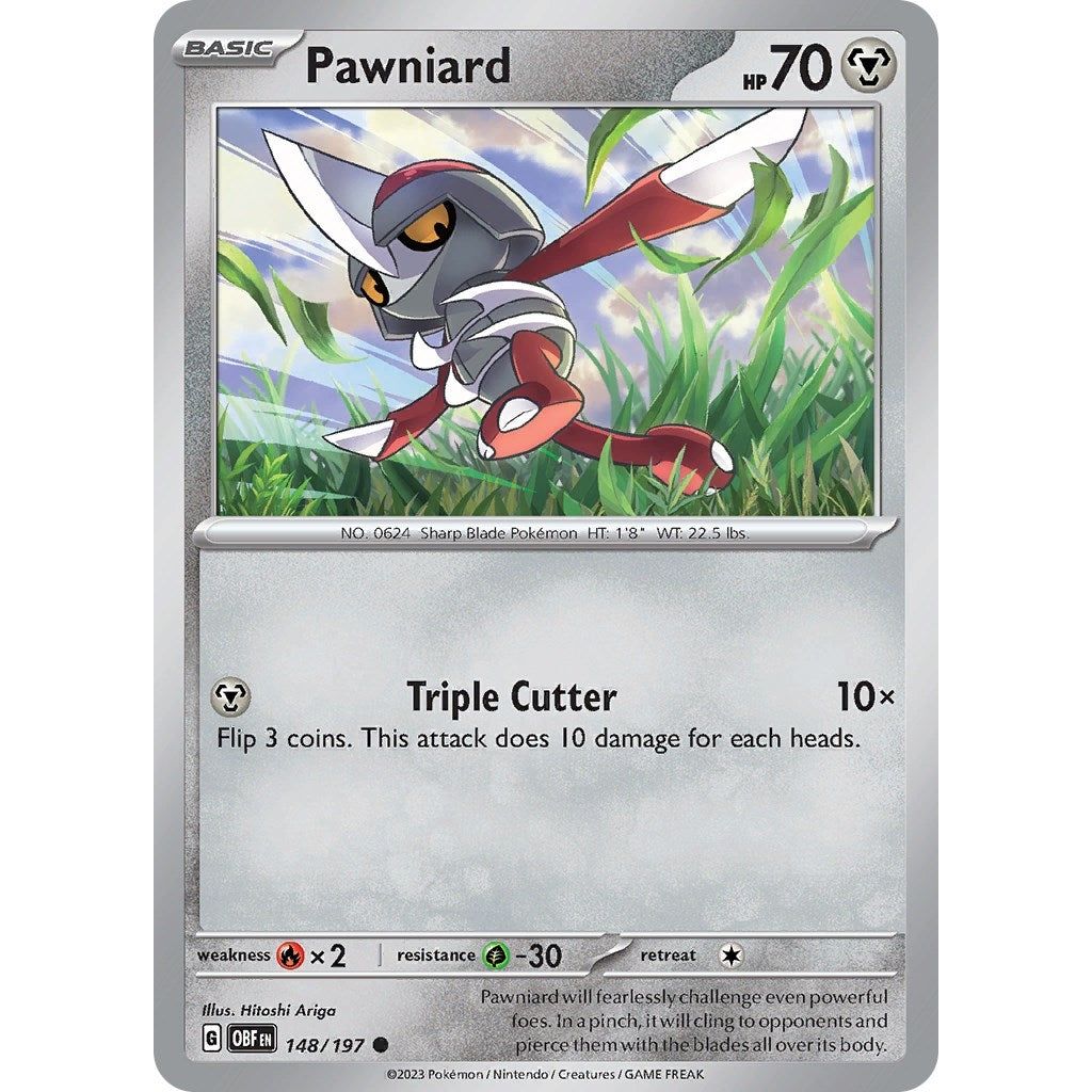 Image for Pawniard (148/197) (OBF) - Pokemon
