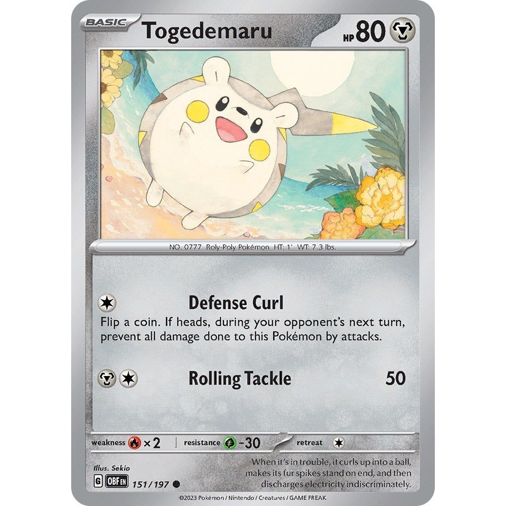Image for Togedemaru (151/197) (OBF) - Pokemon