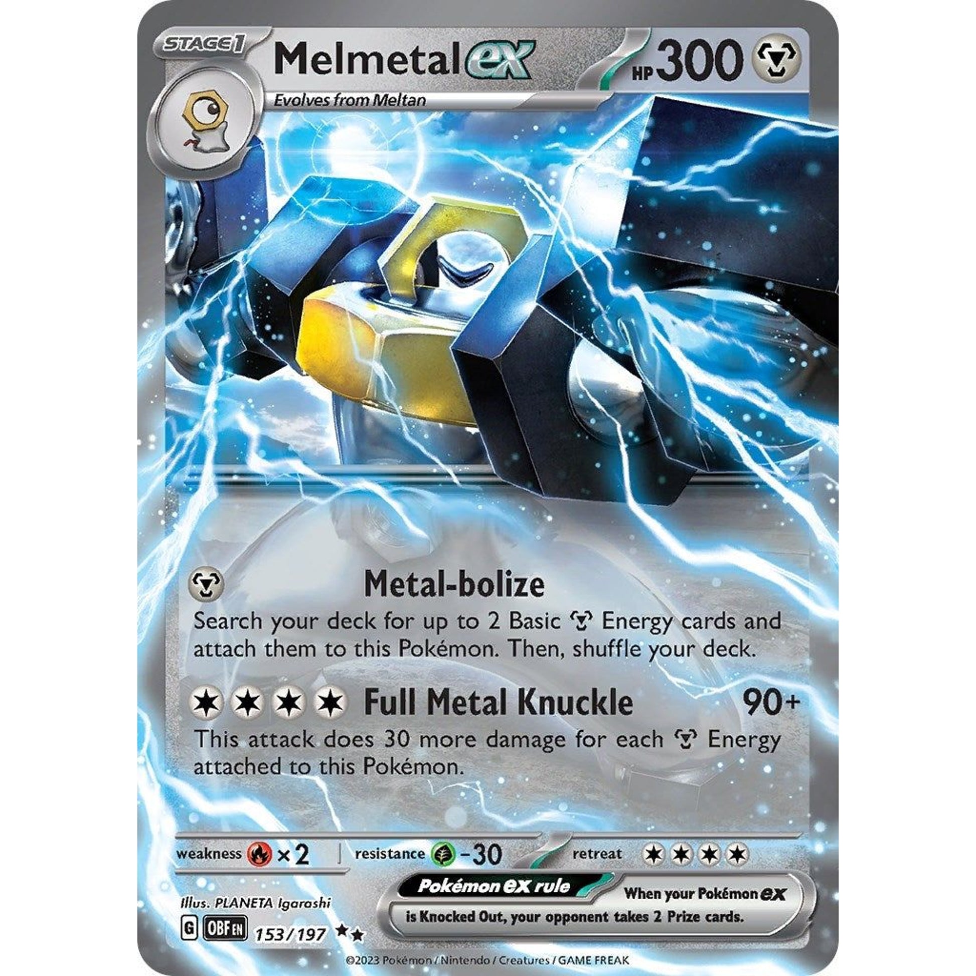 Image for Melmetal ex (153/197) (OBF) - Pokemon