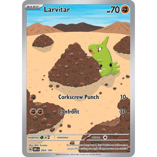 Image for Larvitar (203/197) (OBF) - Pokemon