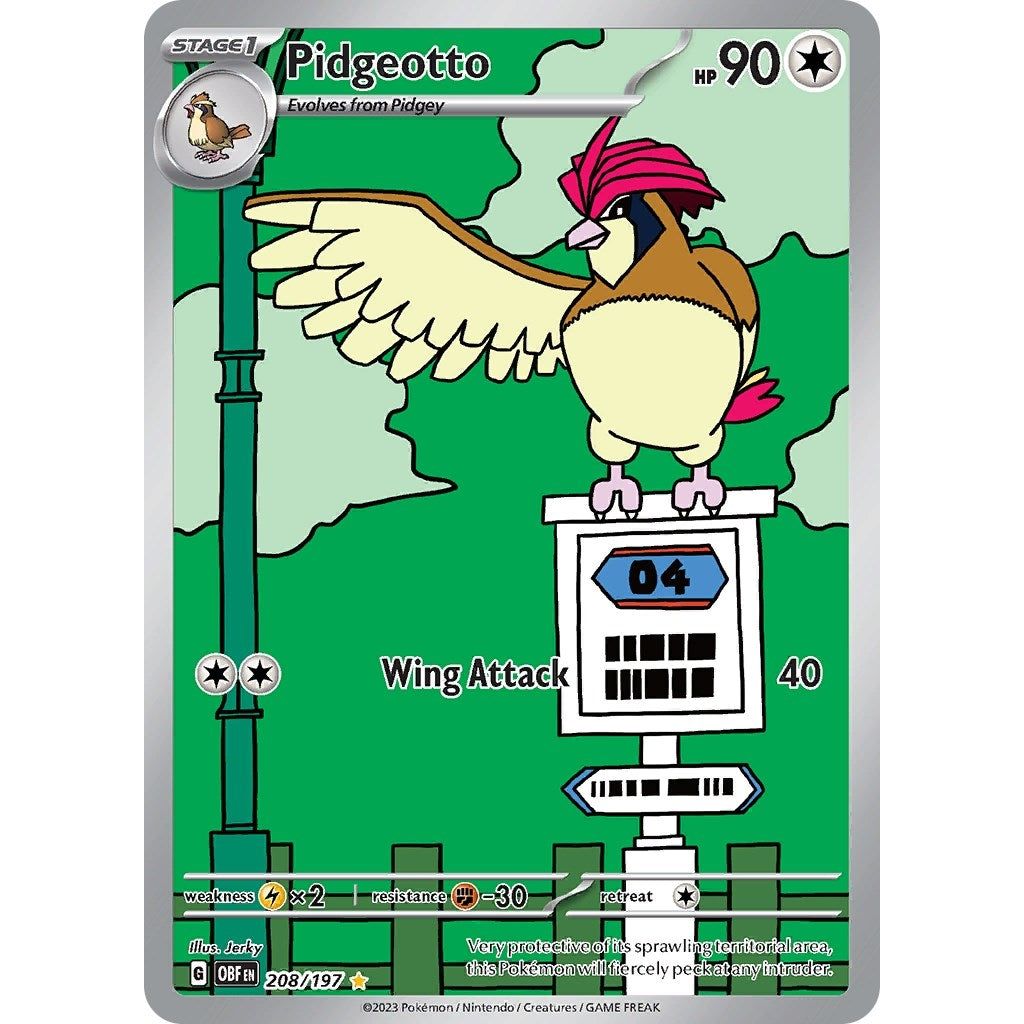 Image for Pidgeotto (208/197) (OBF) - Pokemon
