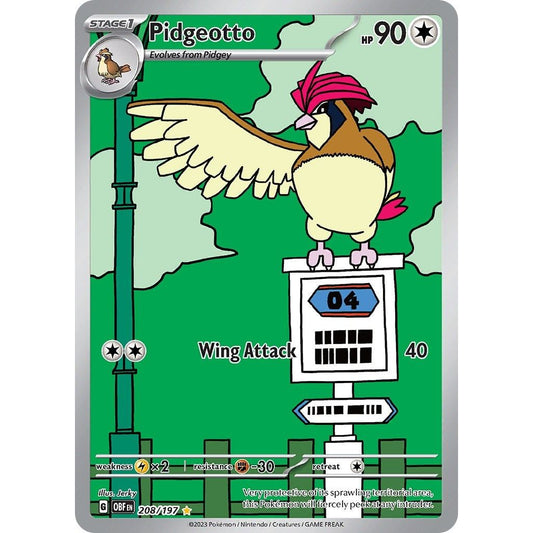 Image for Pidgeotto (208/197) (OBF) - Pokemon