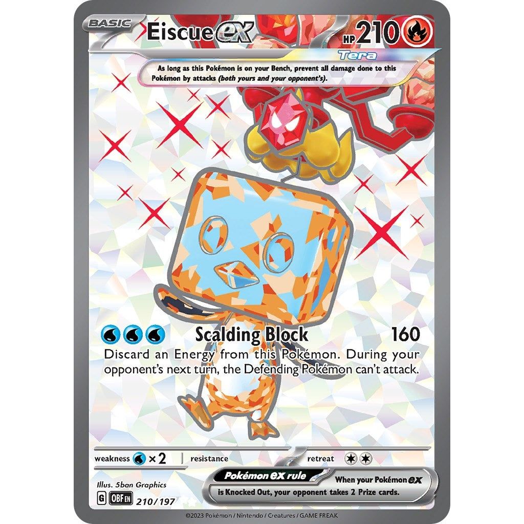 Image for Eiscue ex (210/197) (OBF) - Pokemon