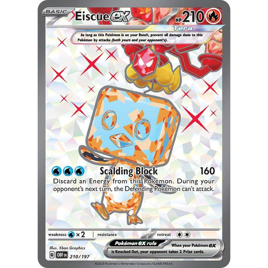 Image for Eiscue ex (210/197) (OBF) - Pokemon