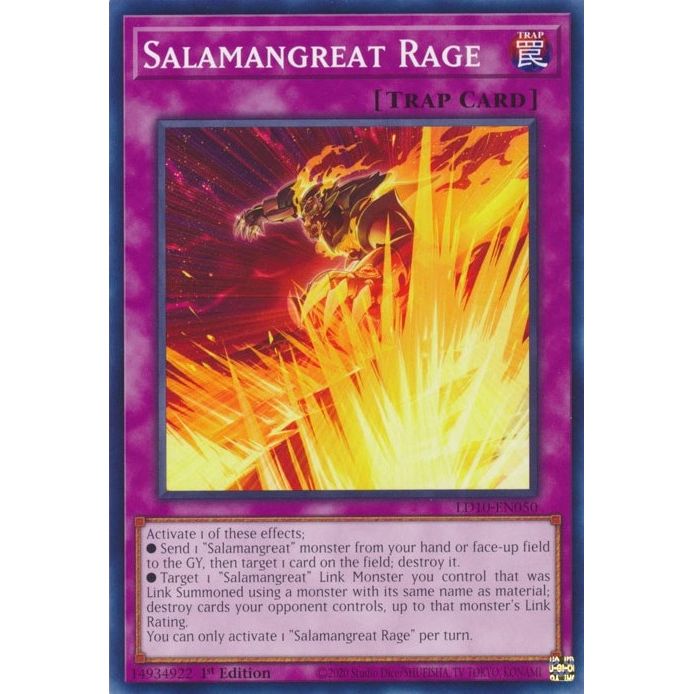 Image for Salamangreat Rage (LD10-EN050) (LD10) - YuGiOh