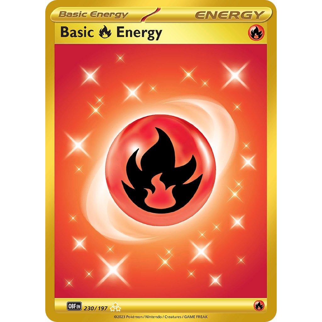 Image for Basic Fire Energy (230/197) (OBF) - Pokemon