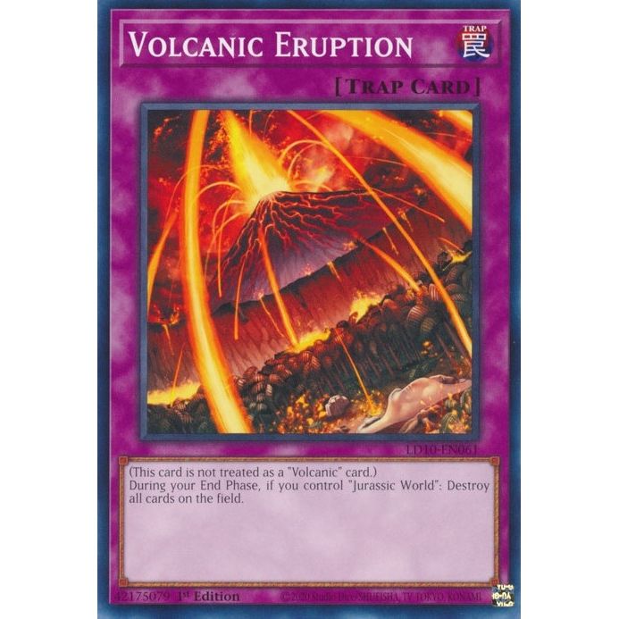 Image for Volcanic Eruption (LD10-EN061) (LD10) - YuGiOh