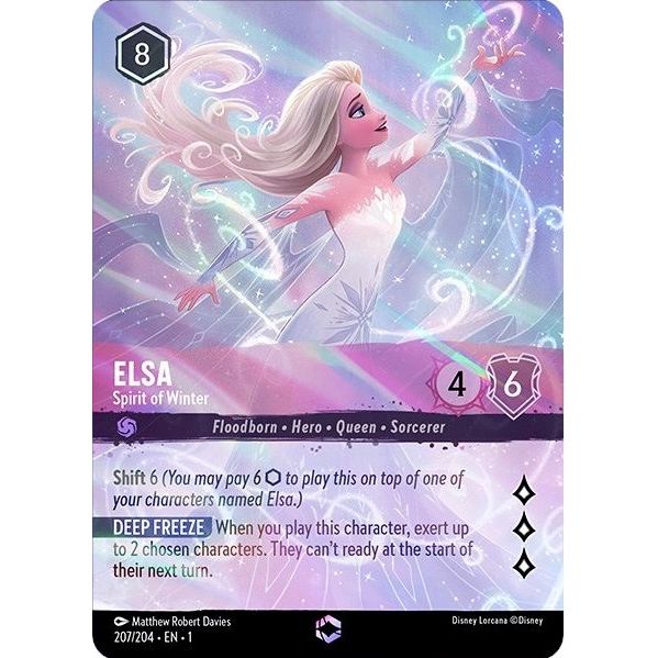 Image for Elsa - Spirit of Winter (Enchanted) (207/204) (1) - Disney Lorcana
