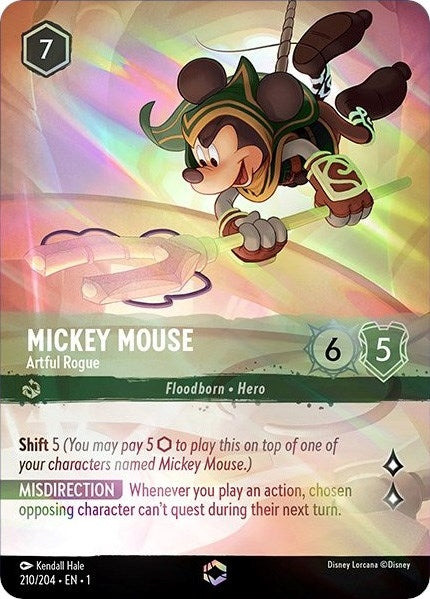 Image for Mickey Mouse - Artful Rogue (Enchanted) (210/204) (1) - Disney Lorcana