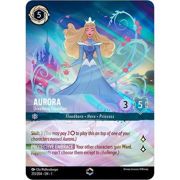 Image for Aurora - Dreaming Guardian (Enchanted) (213/204) (1) - Disney Lorcana