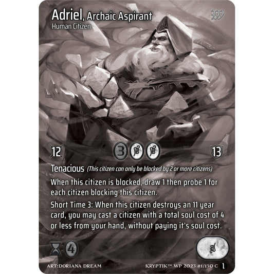 Image for Adriel, Archaic Aspirant (1) (KPTGC) - Kryptik TCG