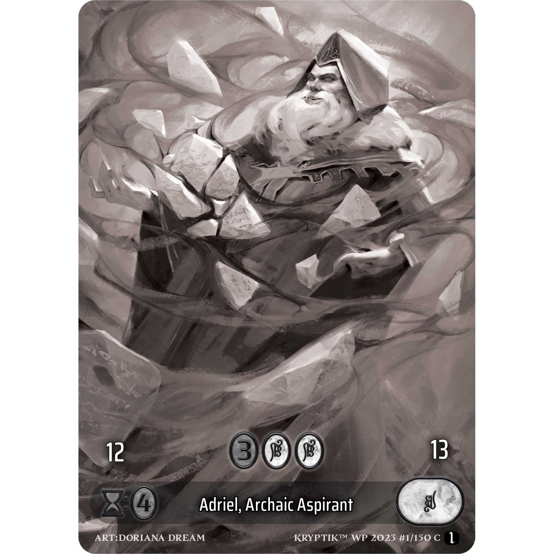 Image for Adriel, Archaic Aspirant (Box Topper) (1) (KPTGC) - Kryptik TCG