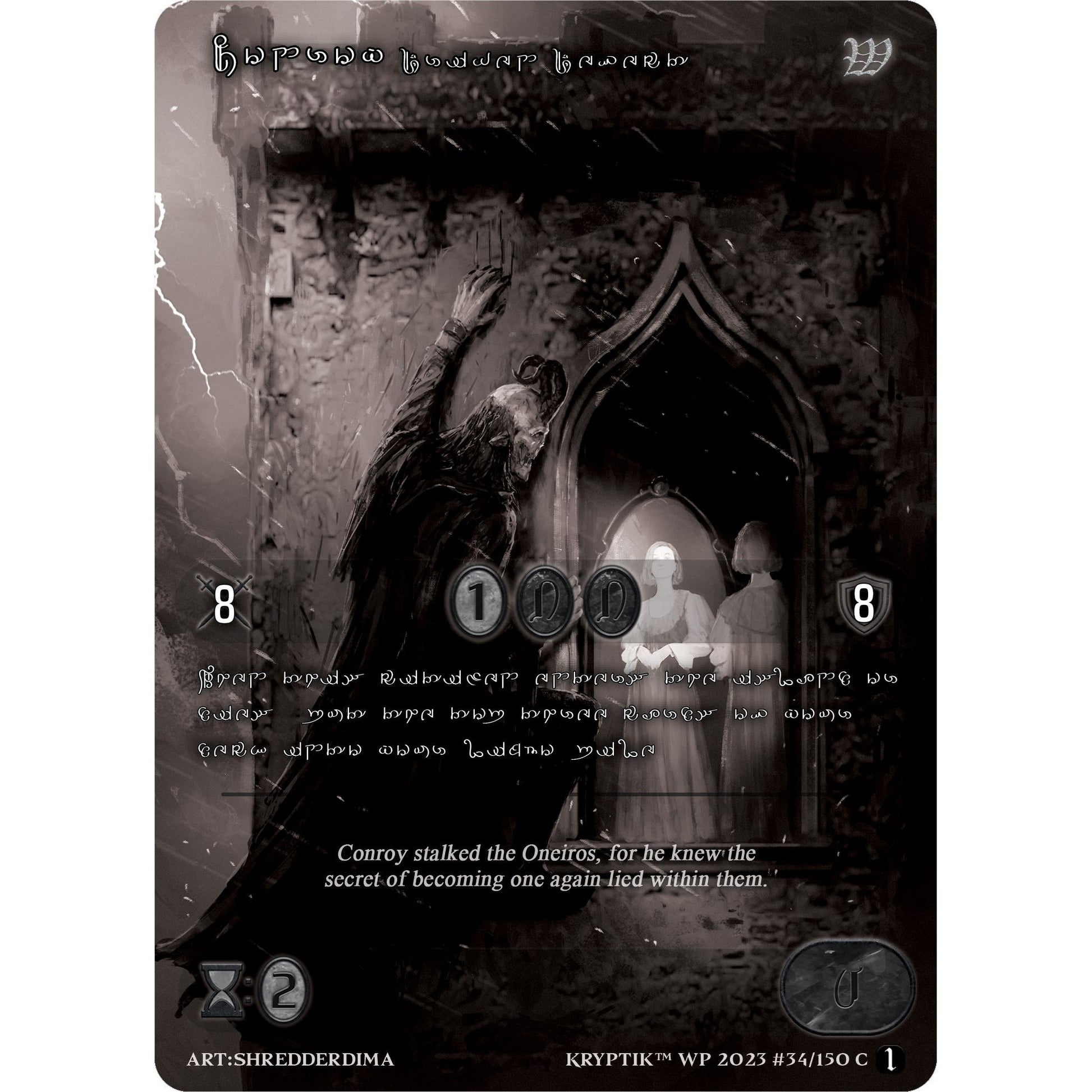 Image for Conroy, Driven Defect (Silver Kryptik Language) (34) (KPTGC) - Kryptik TCG
