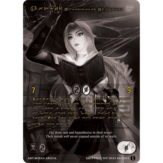 Image for Astrid, Unfettered Explorer (Gold Kryptik Language) (6) (KPTGC) - Kryptik TCG