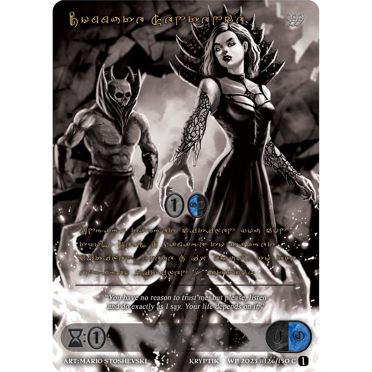 Image for Commute Sentence (Gold Kryptik Language) (126) (KPTGC) - Kryptik TCG