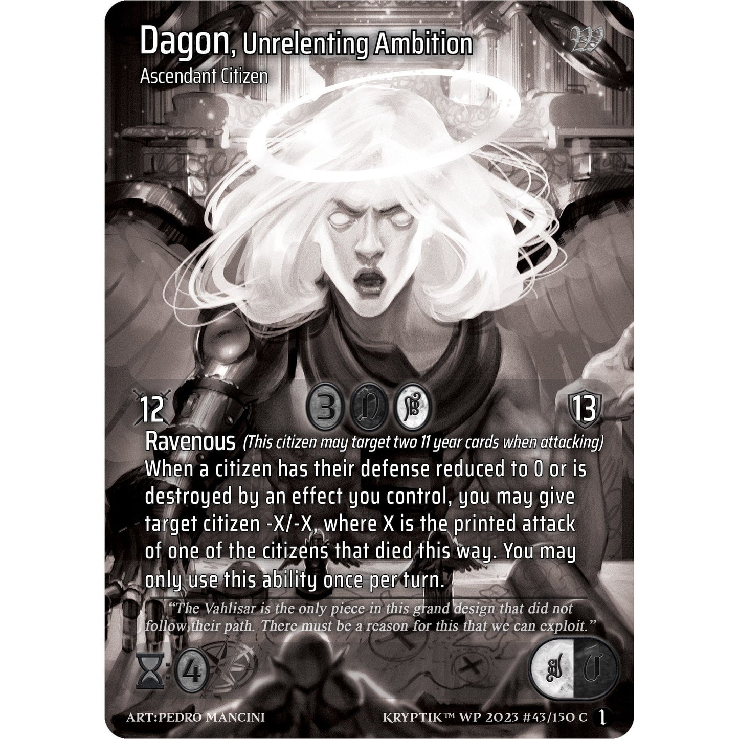 Image for Dagon, Unrelenting Ambition (43) (KPTGC) - Kryptik TCG