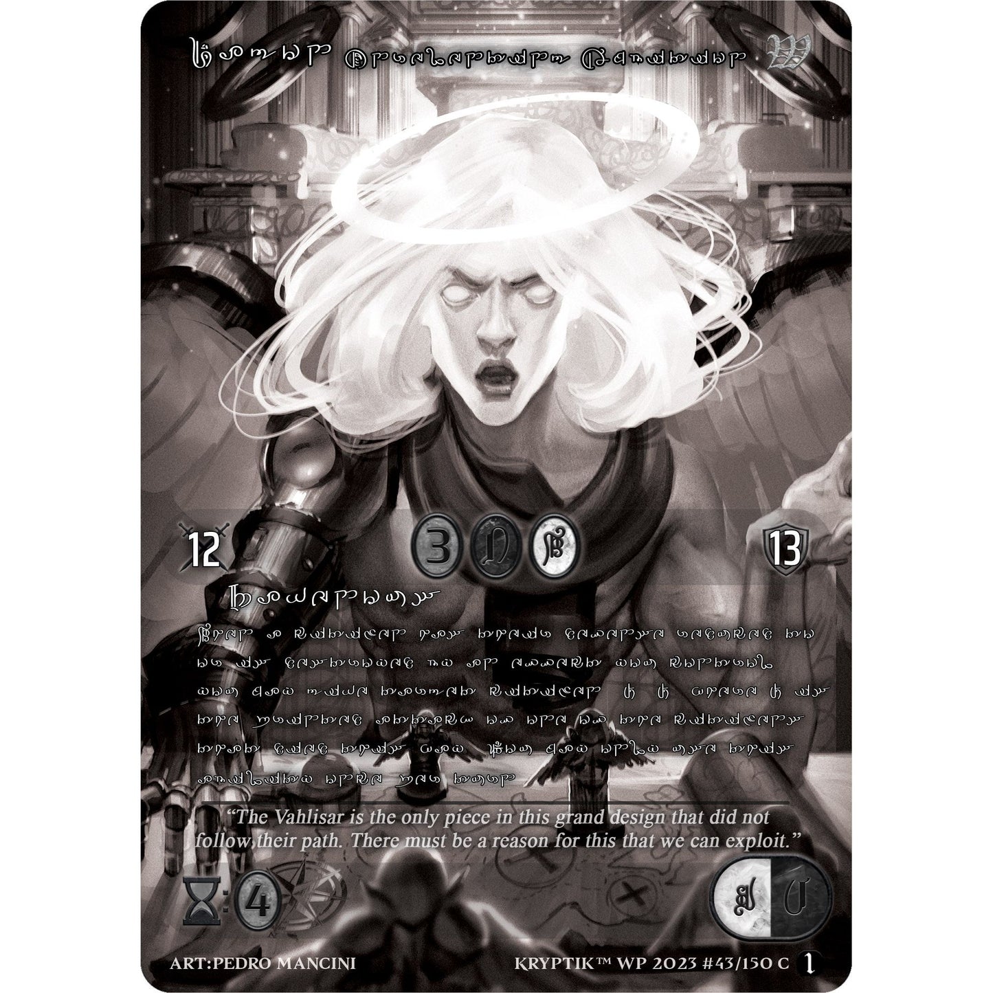 Image for Dagon, Unrelenting Ambition (Silver Kryptik Language) (43) (KPTGC) - Kryptik TCG