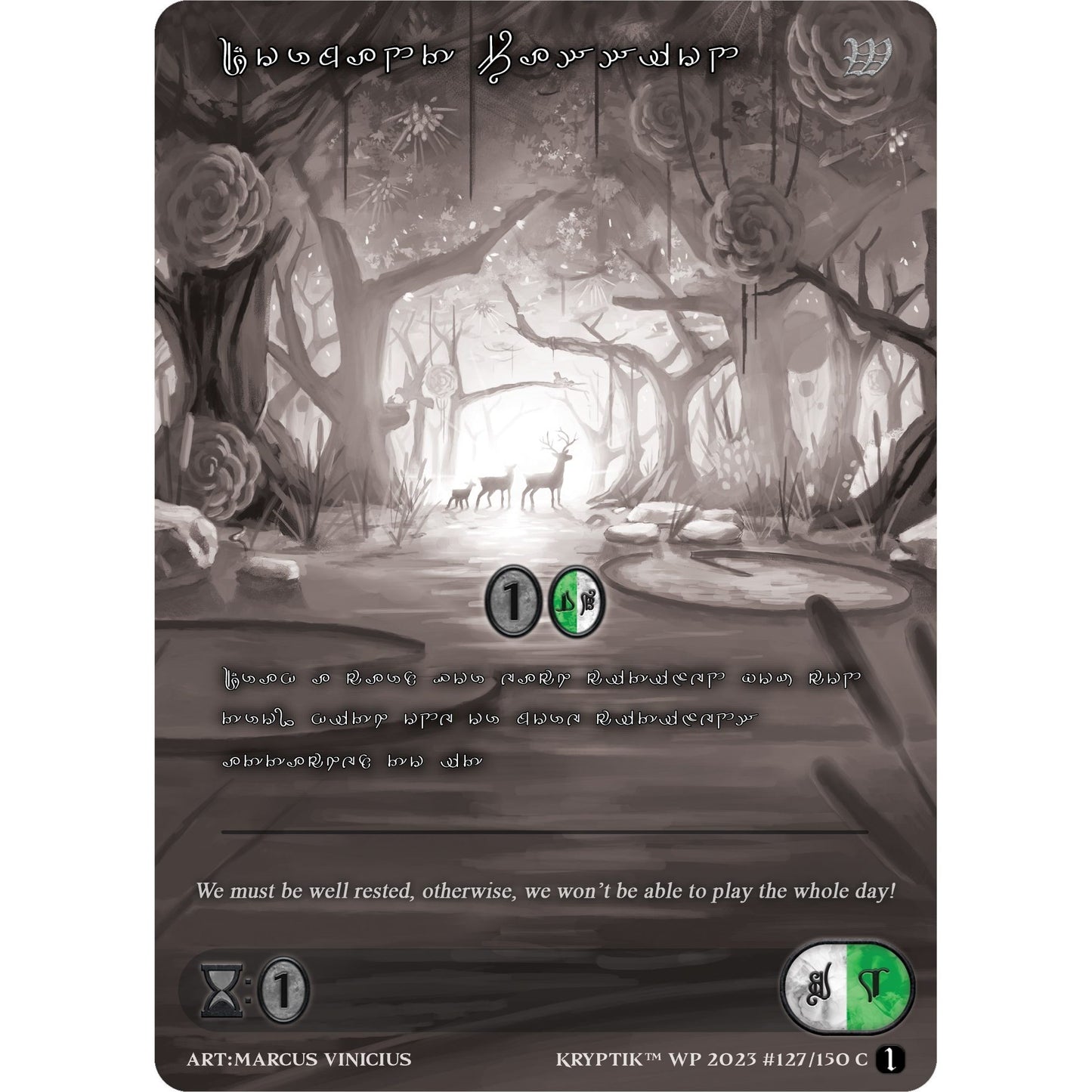Image for Dormant Passion (Silver Kryptik Language) (127) (KPTGC) - Kryptik TCG
