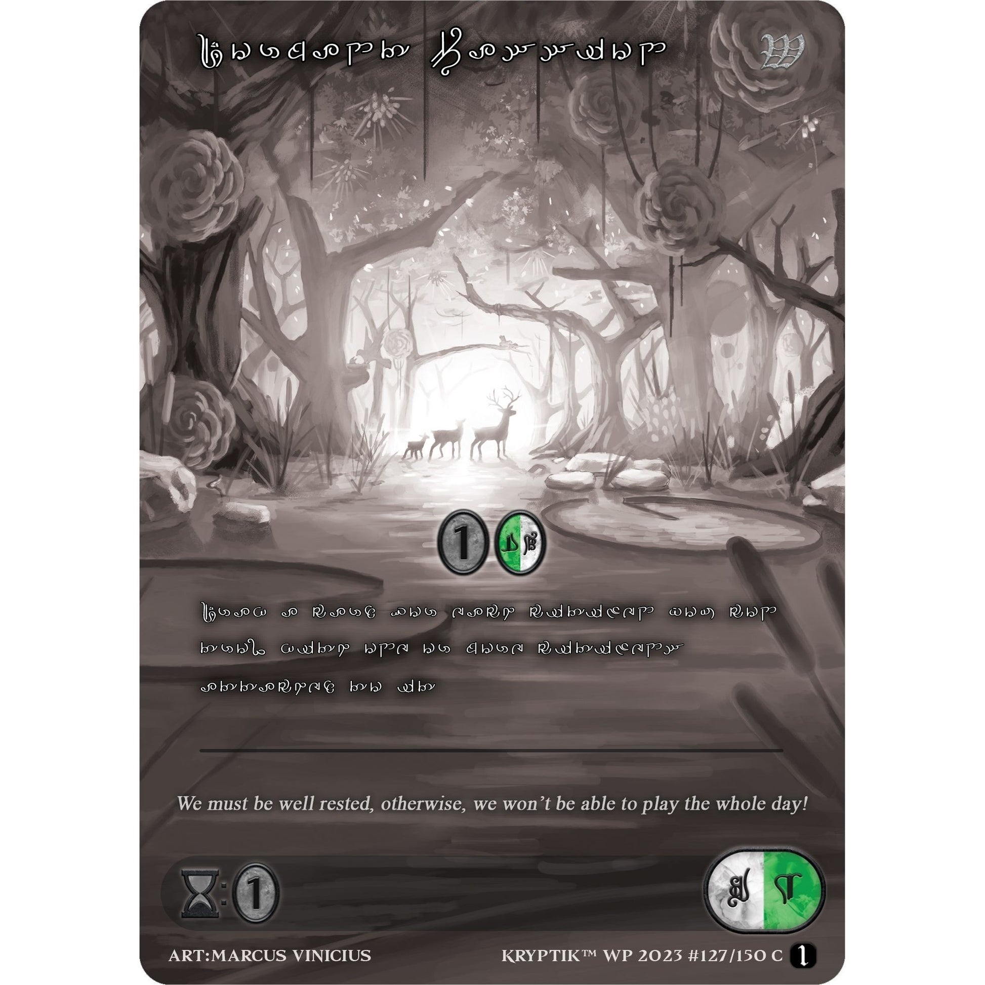 Image for Dormant Passion (Silver Kryptik Language) (127) (KPTGC) - Kryptik TCG