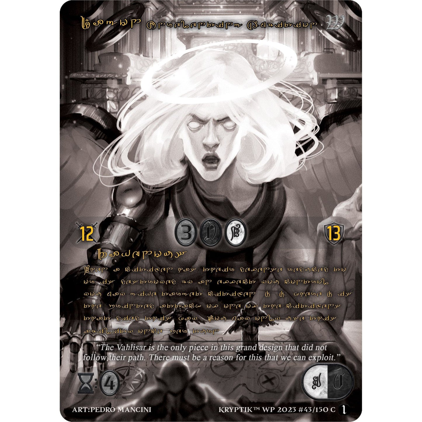 Image for Dagon, Unrelenting Ambition (Gold Kryptik Language) (43) (KPTGC) - Kryptik TCG