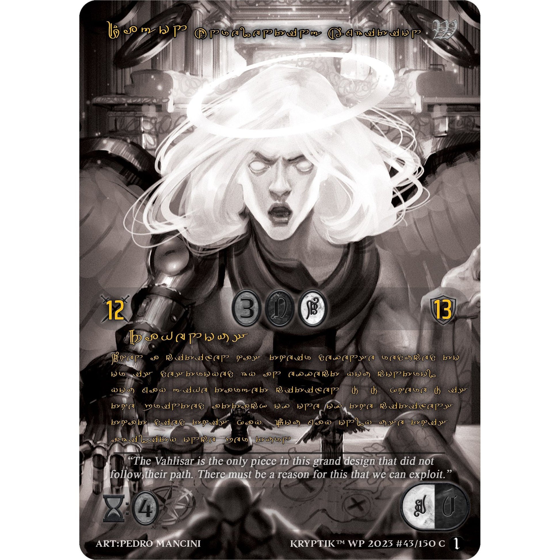 Image for Dagon, Unrelenting Ambition (Gold Kryptik Language) (43) (KPTGC) - Kryptik TCG