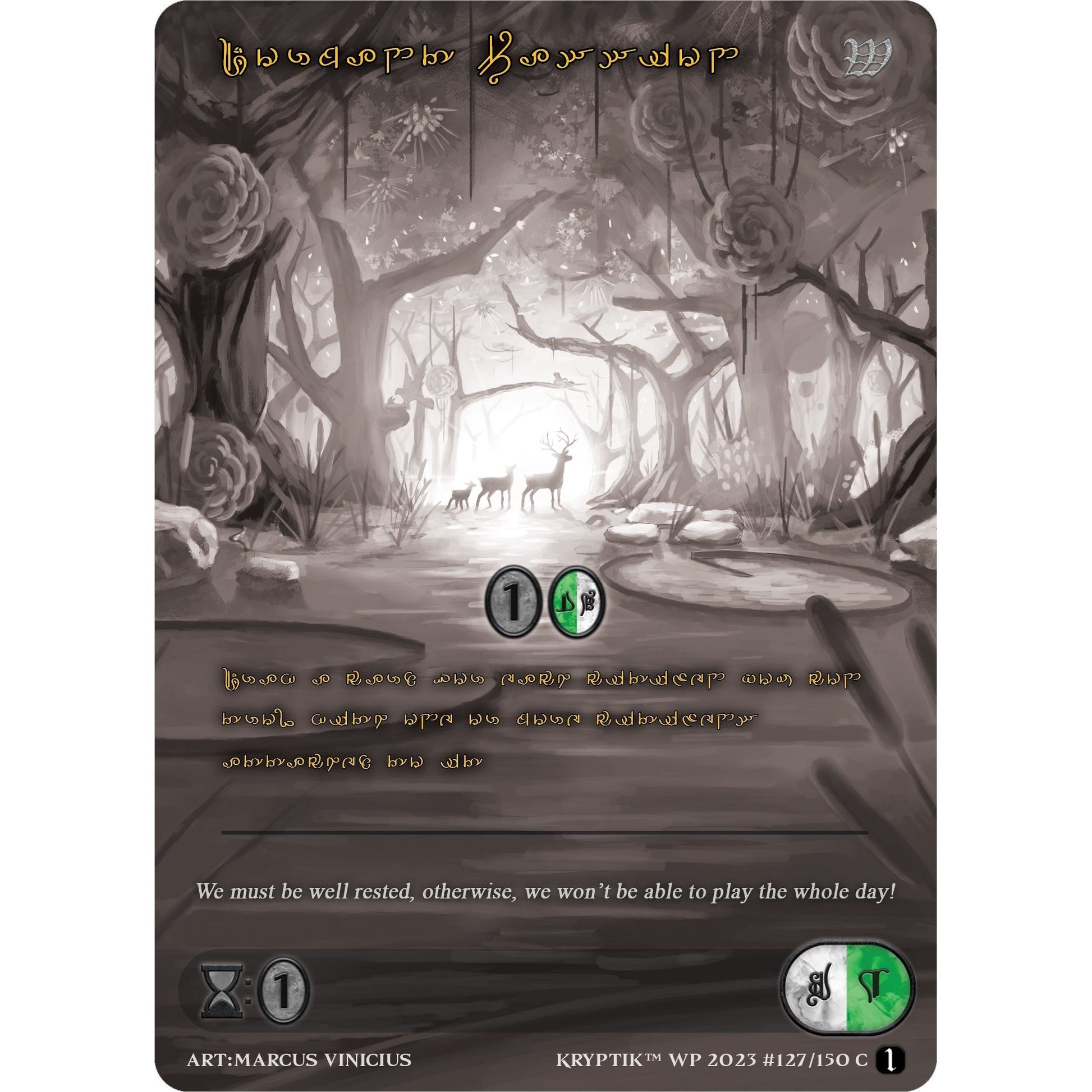 Image for Dormant Passion (Gold Kryptik Language) (127) (KPTGC) - Kryptik TCG