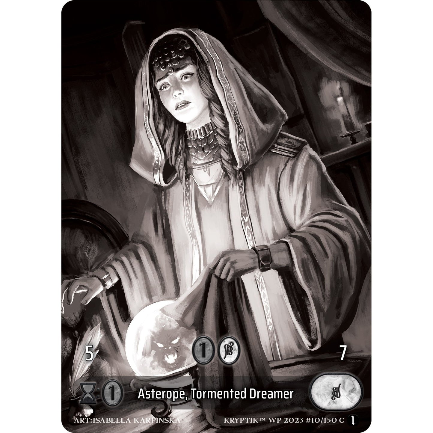 Image for Asterope, Tormented Dreamer (Box Topper) (10) (KPTGC) - Kryptik TCG