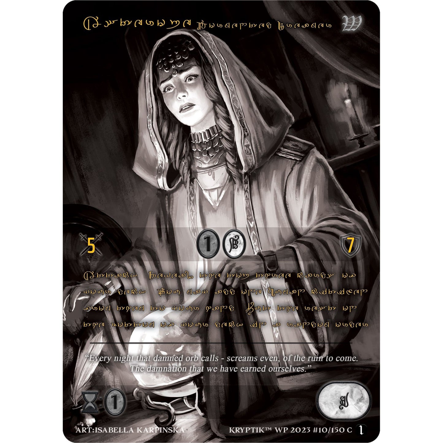 Image for Asterope, Tormented Dreamer (Gold Kryptik Language) (10) (KPTGC) - Kryptik TCG