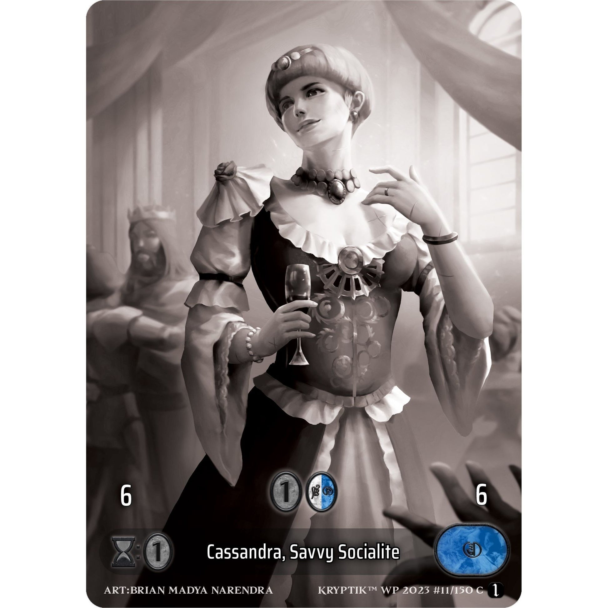 Image for Cassandra, Savvy Socialite (Box Topper) (11) (KPTGC) - Kryptik TCG