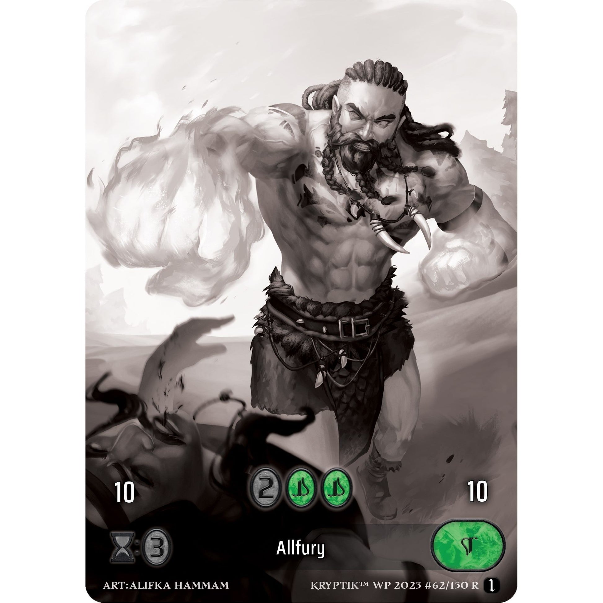 Image for Allfury (Box Topper) (62) (KPTGC) - Kryptik TCG