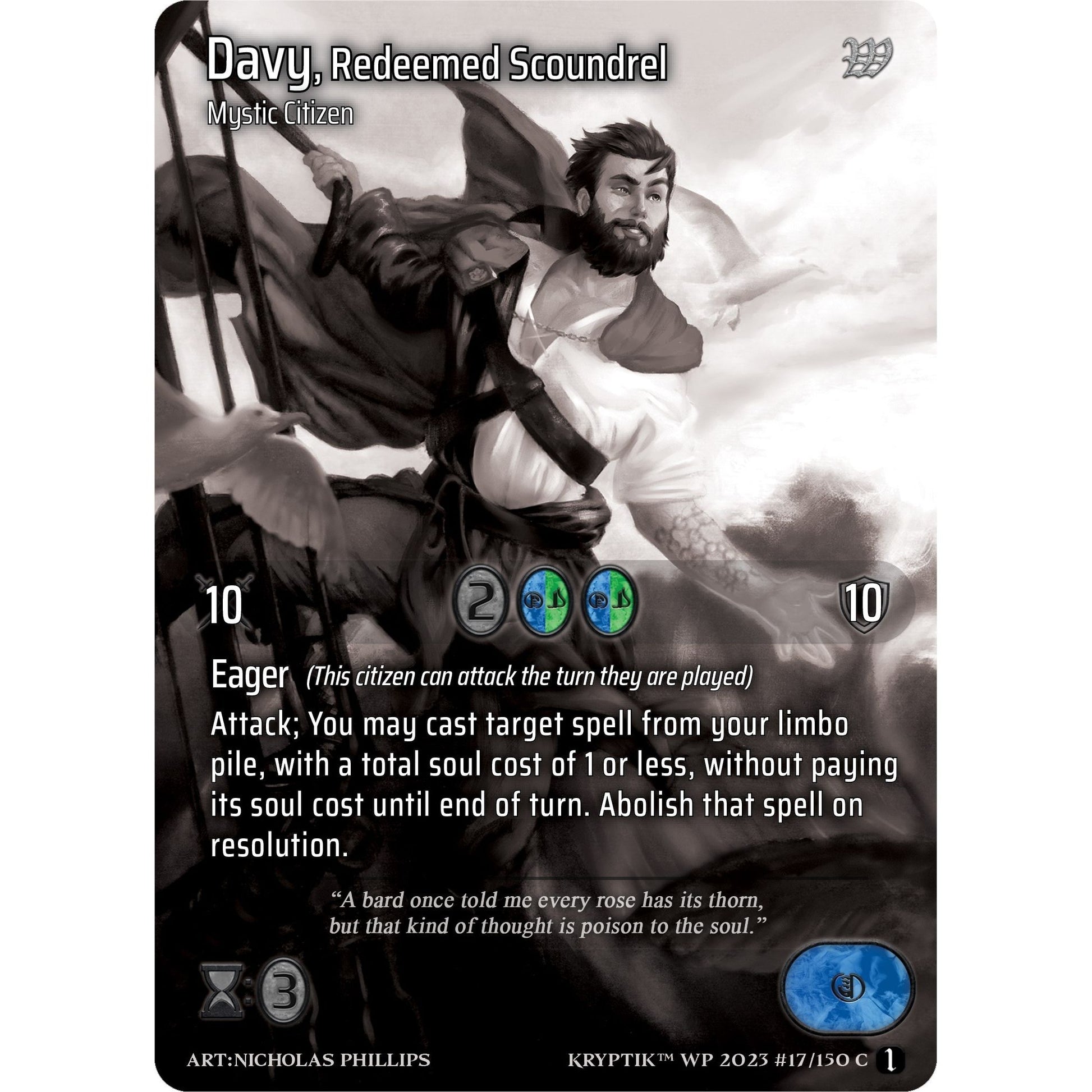 Image for Davy, Redeemed Scoundrel (17) (KPTGC) - Kryptik TCG
