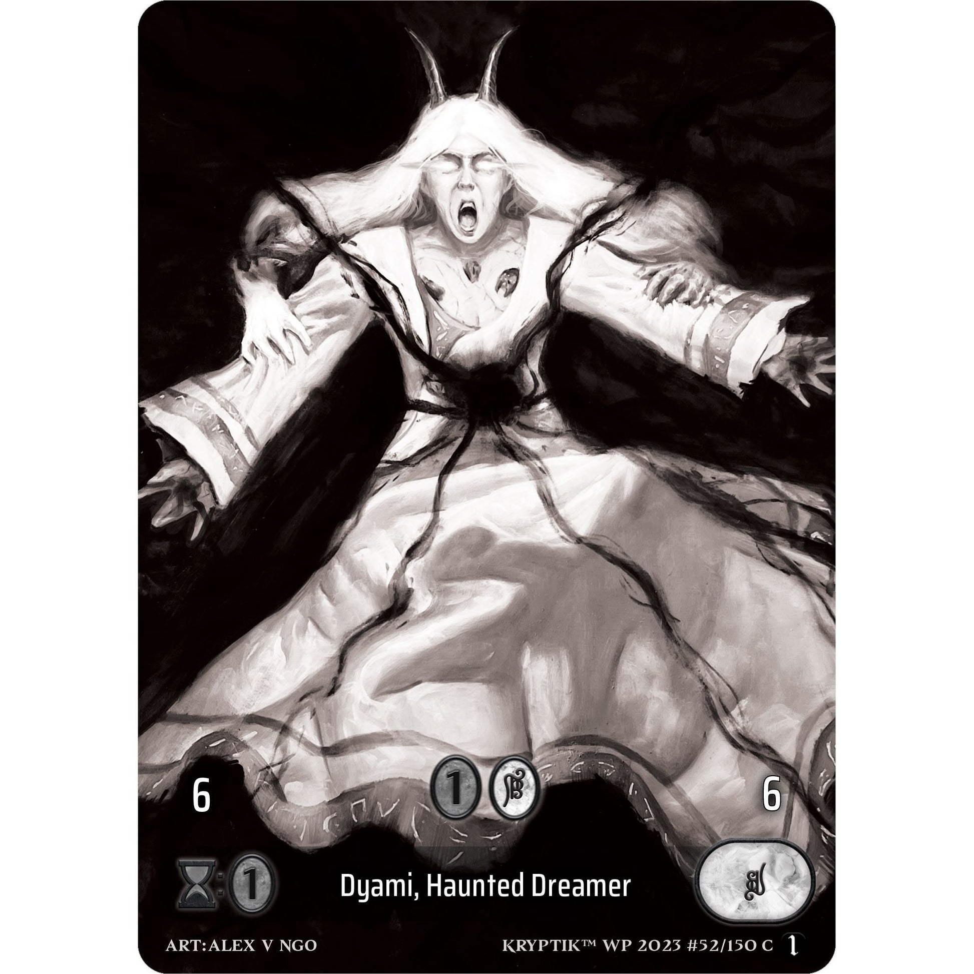 Image for Dyami, Haunted Dreamer (Box Topper) (52) (KPTGC) - Kryptik TCG
